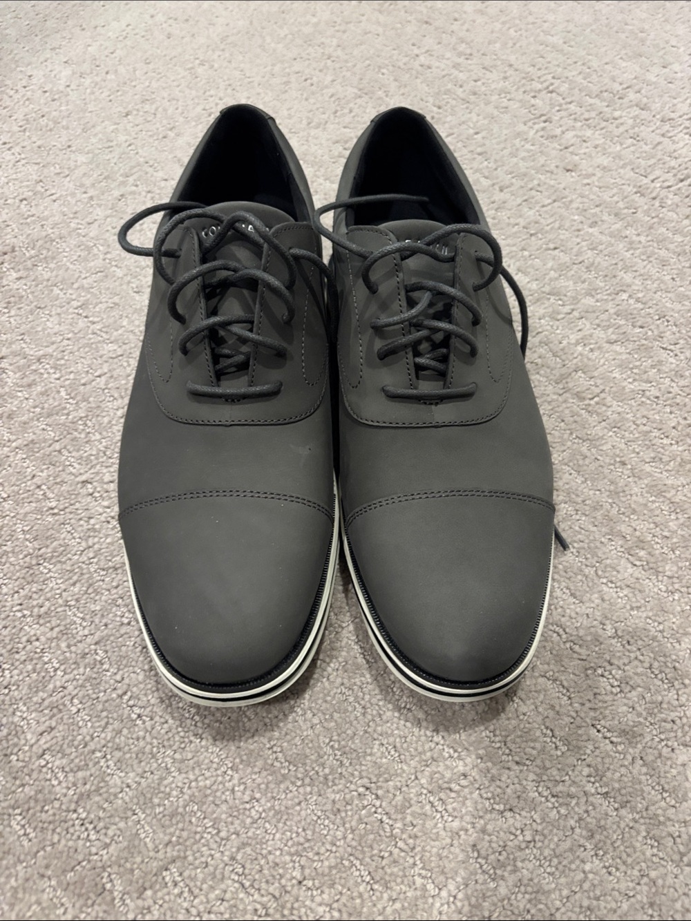 Cole Haan Men's Black Oxford Lace-Up Shoes